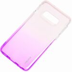 Back panel cover Evelatus Samsung Galaxy S10e Gradient TPU Case Purple