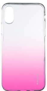 Back panel cover Evelatus Apple iPhone XR Gradient TPU Case Rose Red