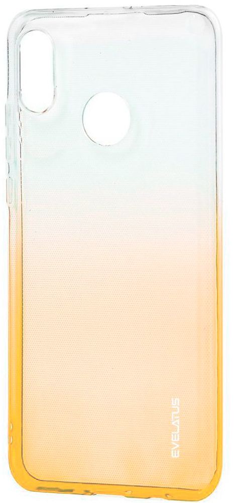 Back panel cover Evelatus Huawei P Smart 2019 Gradient TPU Case Gold