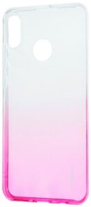 Back panel cover Evelatus Huawei P Smart 2019 Gradient TPU Case Rose Red