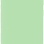 Back panel cover Evelatus Samsung Galaxy S10 Nano Silicone Case Soft Touch TPU Mint