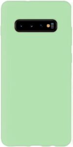 Aizmugurējais vāciņš Evelatus Samsung Galaxy S10+ Nano Silicone Case Soft Touch TPU Mint