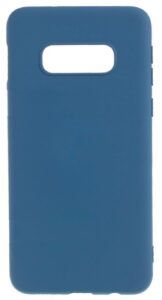 Back panel cover Evelatus Samsung Galaxy S10e Nano Silicone Case Soft Touch TPU Dark Blue