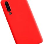 Чехол на заднюю панель Evelatus Huawei P30 Nano Silicone Case Soft Touch TPU Red