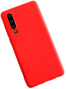 Aizmugurējais vāciņš Evelatus Huawei P30 Nano Silicone Case Soft Touch TPU Red