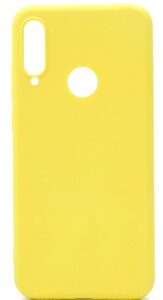 Aizmugurējais vāciņš Evelatus Huawei P30 Lite Nano Silicone Case Soft Touch TPU Yellow