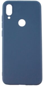 Back panel cover Evelatus Xiaomi Redmi 7 Nano Silicone Case Soft Touch TPU Dark Blue