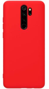 Aizmugurējais vāciņš Evelatus Xiaomi Note 8 Pro Nano Silicone Case Soft Touch TPU Red