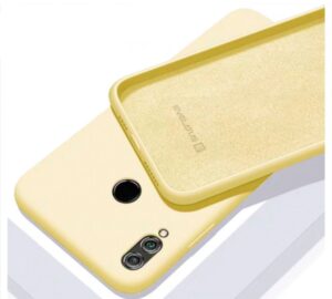 Aizmugurējais vāciņš Evelatus Xiaomi Mi 9 Lite Soft Silicone Yellow