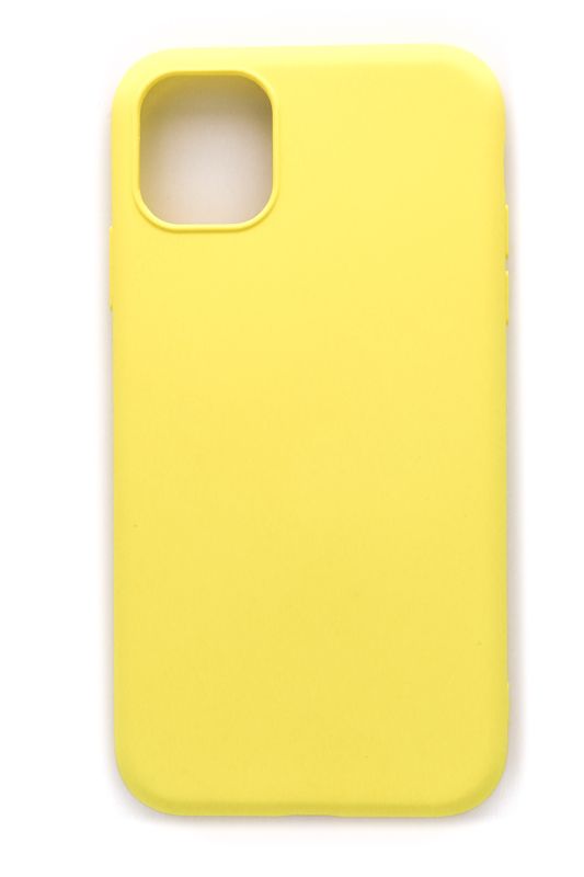 Tagakaaned Evelatus Apple iPhone 11 Pro Max Nano Silicone Case Soft Touch TPU Yellow