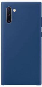 Nugarėlės dėklai Evelatus Samsung Galaxy Note 10 Premium Soft Touch Silicone Case Midnight Blue