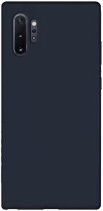 Nugarėlės dėklai Evelatus Samsung Galaxy Note 10 Plus Premium Soft Touch Silicone Case Midnight Blue