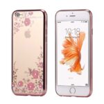 Tagakaaned iLike Xiaomi Xiaomi Redmi Note 8 / Redmi Note 8 2021 Back Case FLOWER Rose Gold