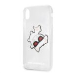 Nugarėlės dėklai Karl Lagerfeld Apple iPhone XR Fun Eaten Hard Case Transparent
