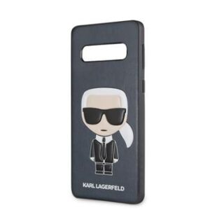Aizmugurējais vāciņš Karl Lagerfeld Samsung Galaxy S10 Ikonik Full Body PC/TPU Case Blue