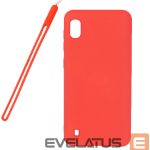 Back panel cover Evelatus Samsung Galaxy A10 Nano Silicone Case Soft Touch TPU Red