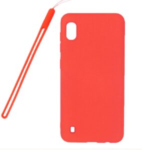 Aizmugurējais vāciņš Evelatus Samsung Galaxy A10 Nano Silicone Case Soft Touch TPU Red