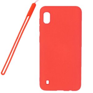 Back panel cover Evelatus Samsung Galaxy A10 Nano Silicone Case Soft Touch TPU Red