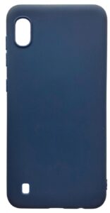 Aizmugurējais vāciņš Evelatus Samsung Galaxy A10 Soft Touch Silicone Case with Strap Dark Blue