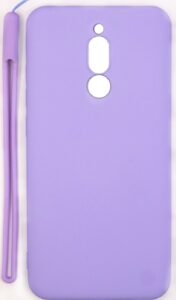 Back panel cover Evelatus Xiaomi Redmi 8 Nano Silicone Case Soft Touch TPU Purple