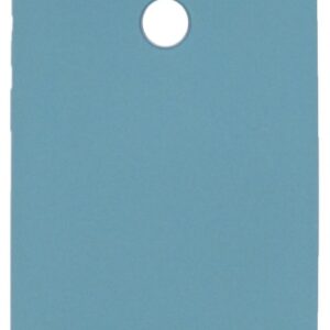 Back panel cover Evelatus Xiaomi Redmi 8 Soft Touch Silicone Case with Strap Blue