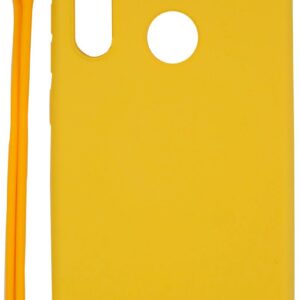 Tagakaaned Evelatus Xiaomi Xiaomi Redmi Note 8 / Redmi Note 8 2021 Soft Touch Silicone Case with Strap Yellow