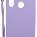 Back panel cover Evelatus Xiaomi Xiaomi Redmi Note 8 / Redmi Note 8 2021 Soft Touch Silicone Case with Strap Purple