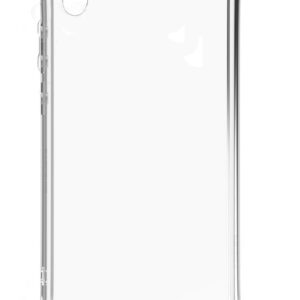 Back panel cover Evelatus Samsung Galaxy A10 Silicone Transparent with Necklace TPU Strap Space Gray