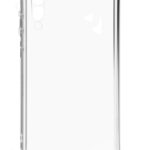 Nugarėlės dėklai Evelatus Samsung Galaxy A50 Silicone Transparent with Necklace TPU Strap Gold