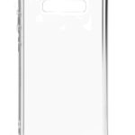 Aizmugurējais vāciņš Evelatus Samsung Galaxy S10 Silicone Transparent with Necklace TPU Strap Space Gray
