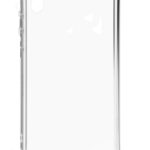 Back panel cover Evelatus Apple iPhone X/XS Silicone Transparent with Necklace TPU Strap Gold