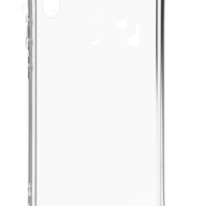 Back panel cover Evelatus Apple iPhone X/XS Silicone Transparent with Necklace TPU Strap Gold