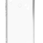 Nugarėlės dėklai Evelatus Xiaomi Redmi 7 Silicone Transparent with Necklace TPU Strap Silver