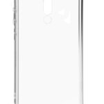 Nugarėlės dėklai Evelatus Xiaomi Redmi 8 Silicone Transparent with Necklace TPU Strap Gold