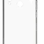 Aizmugurējais vāciņš Evelatus Huawei P30 Lite Silicone Transparent with Necklace TPU Strap Space Gray