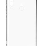 Back panel cover Evelatus Huawei P30 Lite Silicone Transparent with Necklace TPU Strap Gold