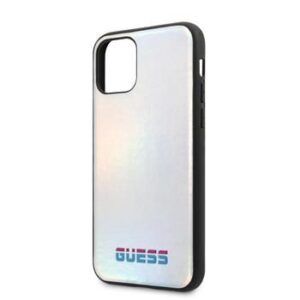 Aizmugurējais vāciņš Guess Apple iPhone 11 Pro Iridescent Cover Silver