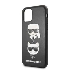 Tagakaaned Karl Lagerfeld Apple iPhone 11 Pro Karl Lagerfeld and Choupette Cover Black