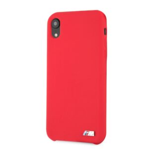 Aizmugurējais vāciņš BMW Apple iPhone XR Hardcase Silicone Red
