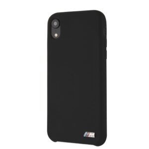 Aizmugurējais vāciņš BMW Apple iPhone XR Hardcase Silicone Black