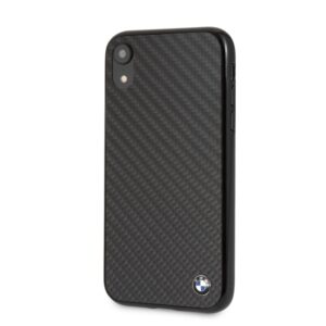 Aizmugurējais vāciņš BMW Apple iPhone XR Signature Hard Case Real Carbon Black