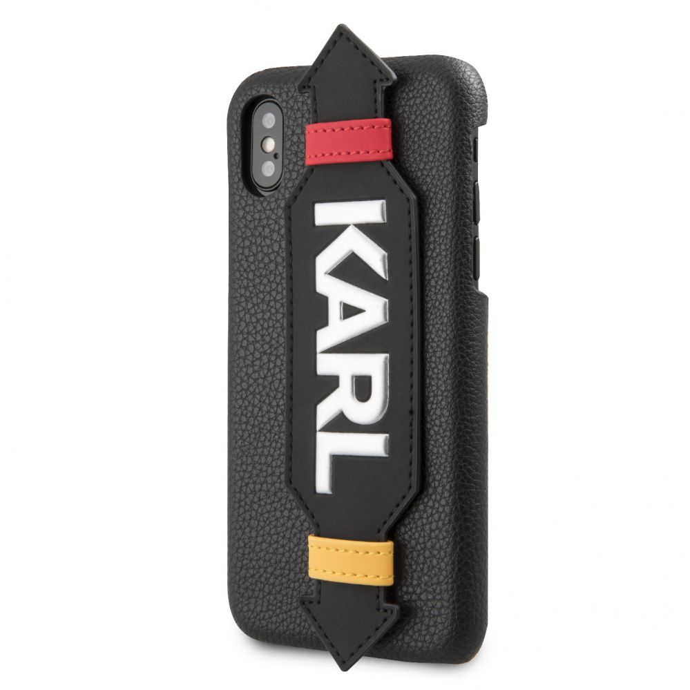 Tagakaaned Karl Lagerfeld Apple iPhone X/XS PU Case With Strap Black