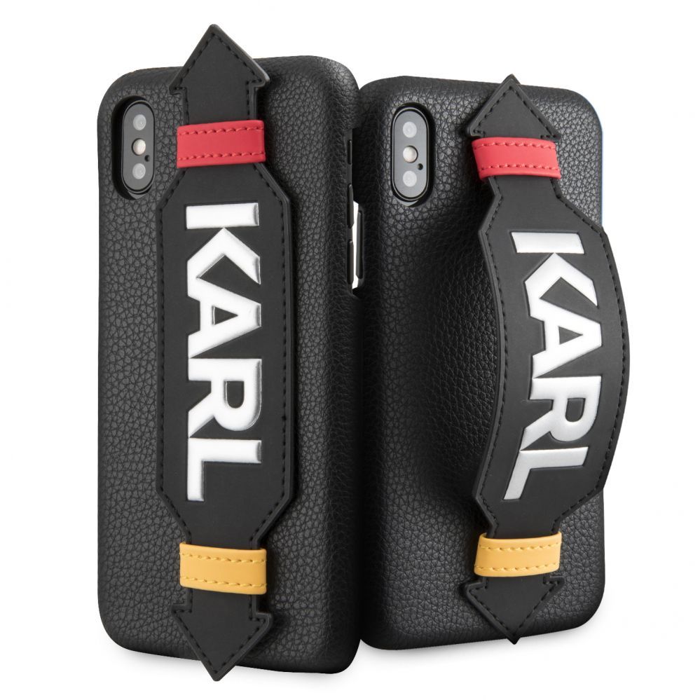 Tagakaaned Karl Lagerfeld Apple iPhone X/XS PU Case With Strap Black