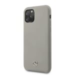 Nugarėlės dėklai Mercedes-Benz Apple iPhone 11 Pro Liquid Silicone Case Grey
