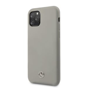 Tagakaaned Mercedes-Benz Apple iPhone 11 Pro Liquid Silicone Case Grey