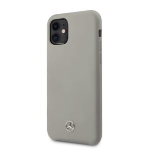 Tagakaaned Mercedes-Benz Apple iPhone 11 Liquid Silicone Case Grey