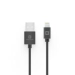 Kabelis Evelatus  Evelatu Lightning cable 2M MFI07 Black