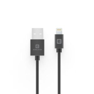 Kabelis Evelatus  Evelatu Lightning cable 2M MFI07 Black