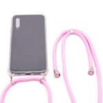 Tagakaaned Evelatus Samsung A50 Case with rope Pink Transparent