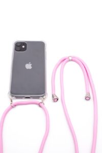 Aizmugurējais vāciņš Evelatus Apple iPhone 11 Pro Silicone Transparent with Necklace TPU Strap Transparent
